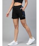 Chkokko Blue Polyester Solid Shorts - Single