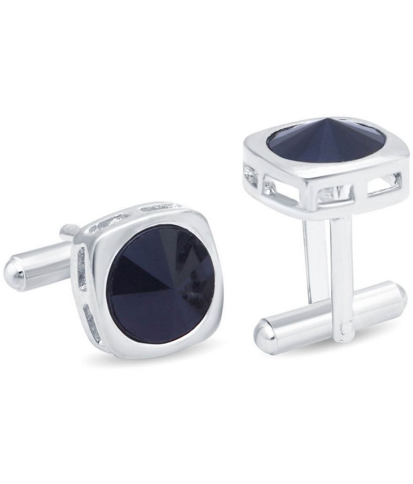     			Sukkhi Dynamic Rhodium Plated Square Cufflinks For Men