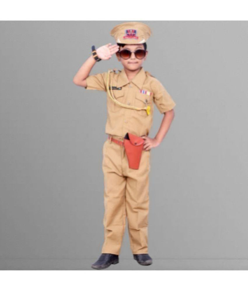     			lucky h star garments Pack of 1 Boys Cotton Blend Costume ( Khaki )