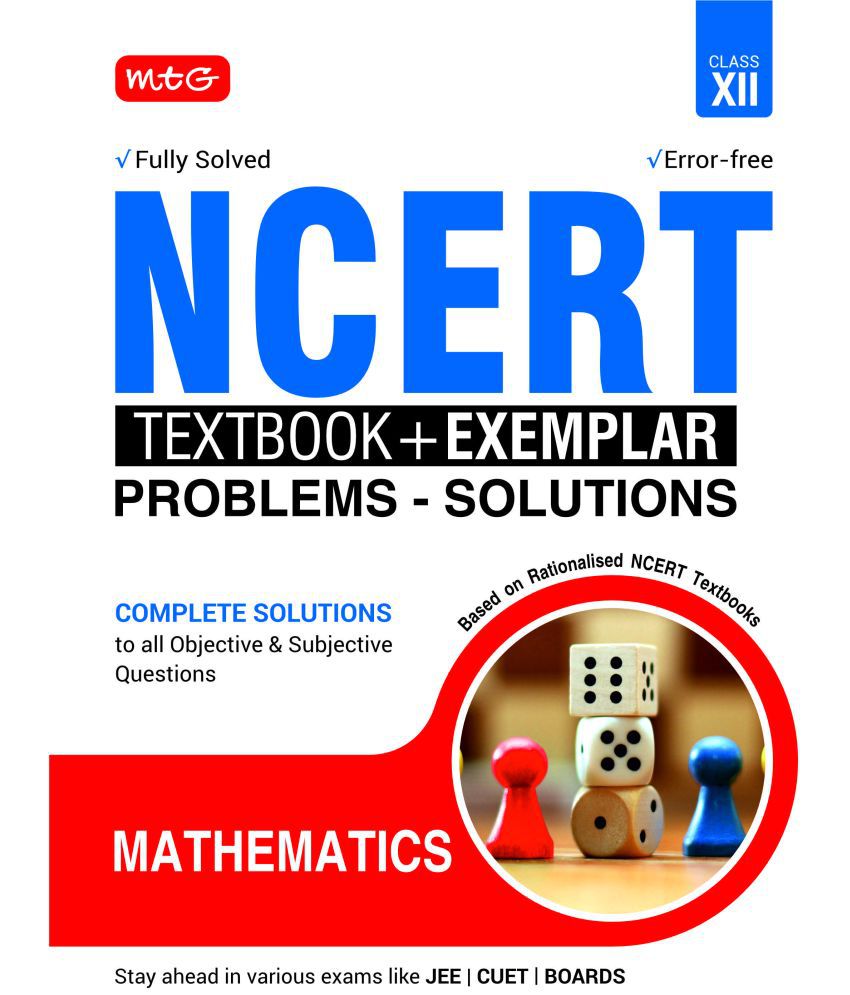     			NCERT Textbook + Exemplar Problem Solutions Mathematics Class 12