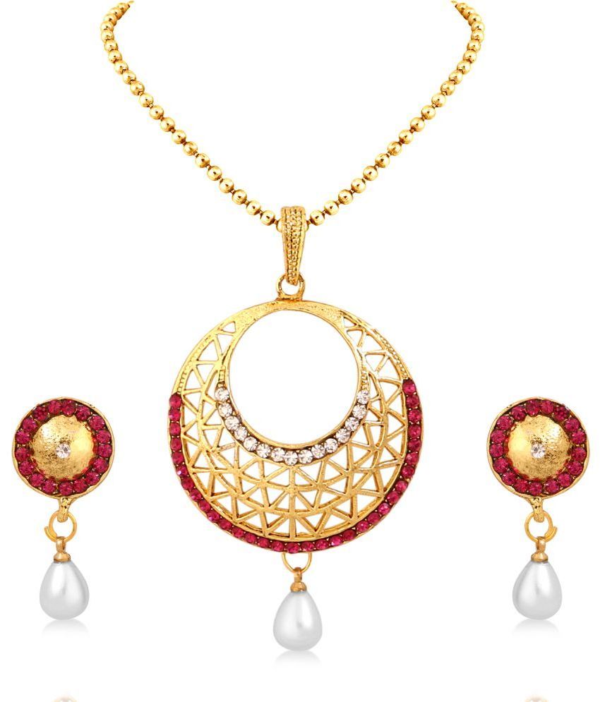     			Sukkhi - Gold Pendant set ( Pack of 1 )