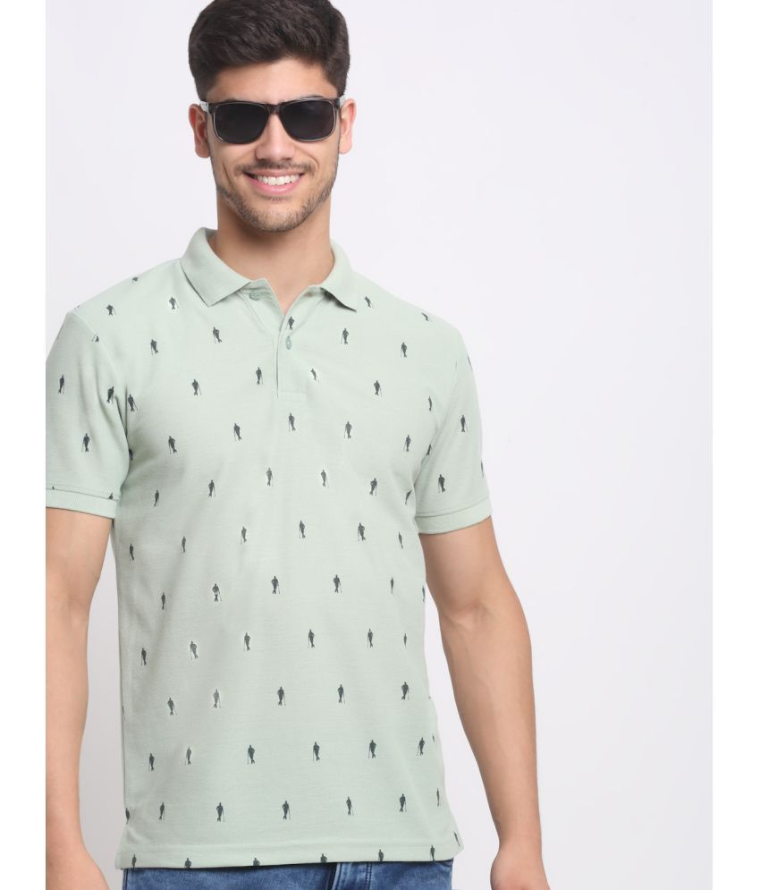     			Affordable AF - Mint Green Cotton Blend Regular Fit Men's Polo T Shirt ( Pack of 1 )