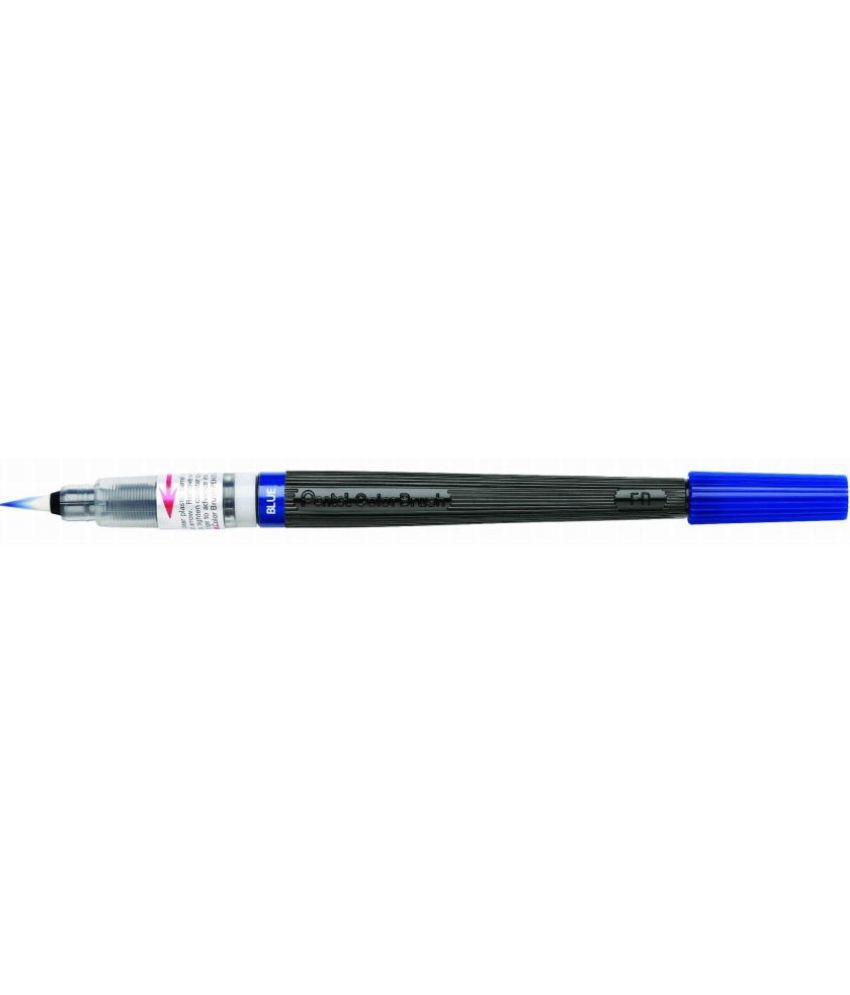     			Pentel Xgfl Nylon Brush Tip Nib Sketch Pens (Set Of 1, Blue)