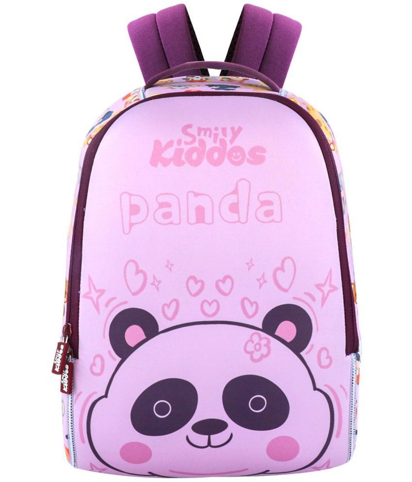     			Smily  kiddos - Purple Polyester Backpack For Kids