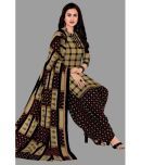 shree jeenmata collection - Brown A-line Cotton Women's Stitched Salwar Suit ( Pack of 1 )