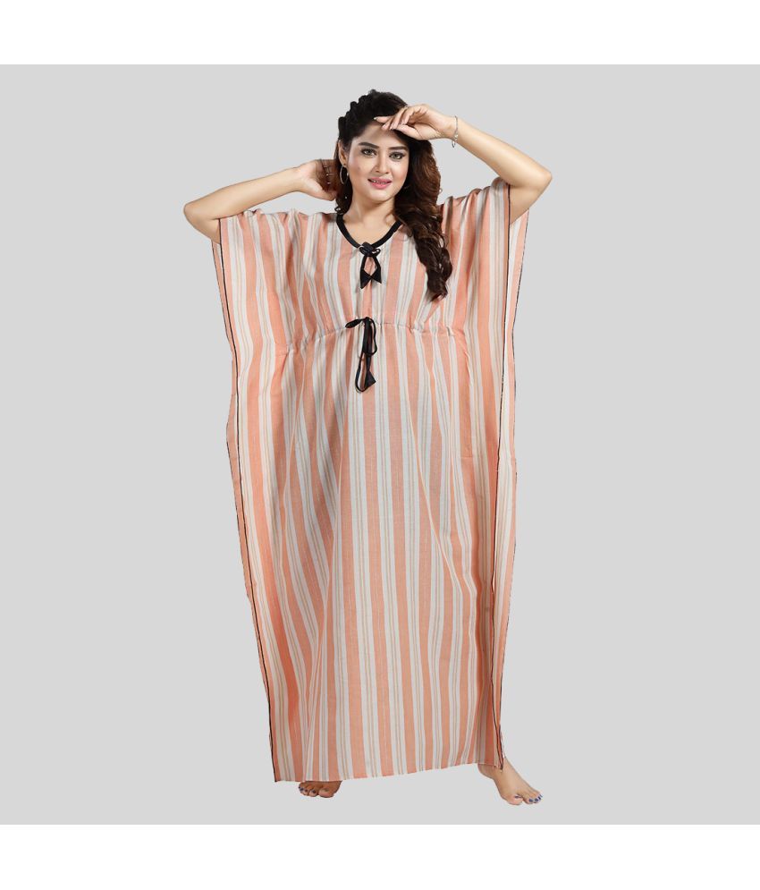     			Gutthi - Pink Hosiery Women's Nightwear Nighty & Night Gowns ( Pack of 1 )