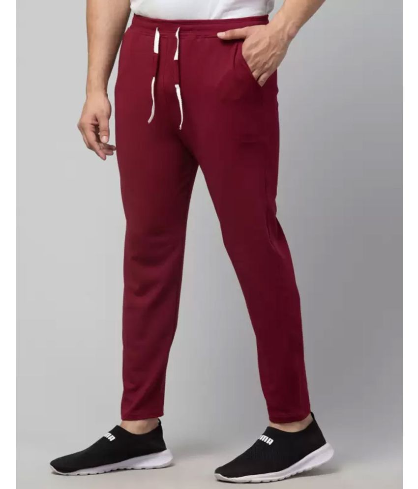     			Heathex - Maroon Polyester Men's Trackpants ( Pack of 1 )