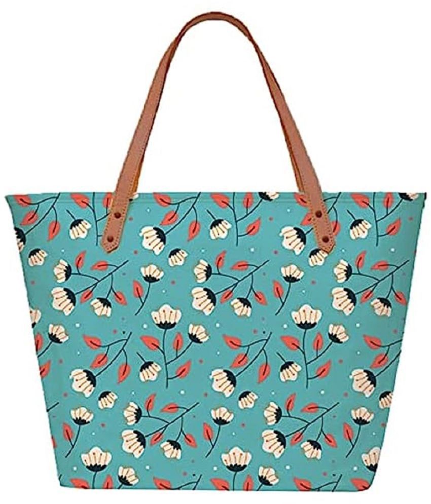     			Lychee Bags - Blue Canvas Tote Bag