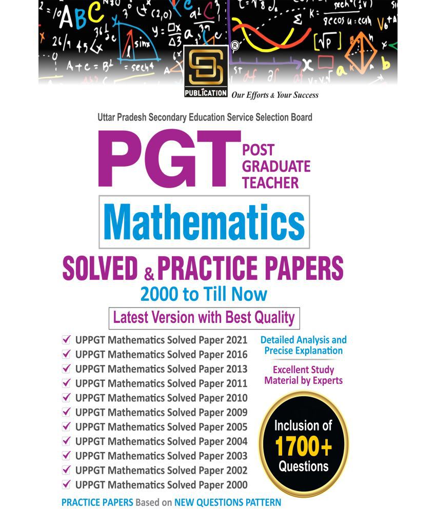     			Pgt Mathematics Solved Paper & Practice Sets (Hindi Medium)