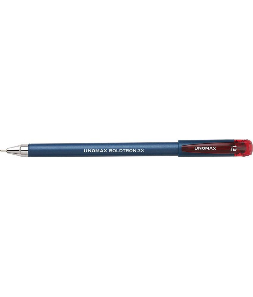     			UNOMAX Boldtron 2X 1.0MM Red Ball Pen (Pack of 30, Red)