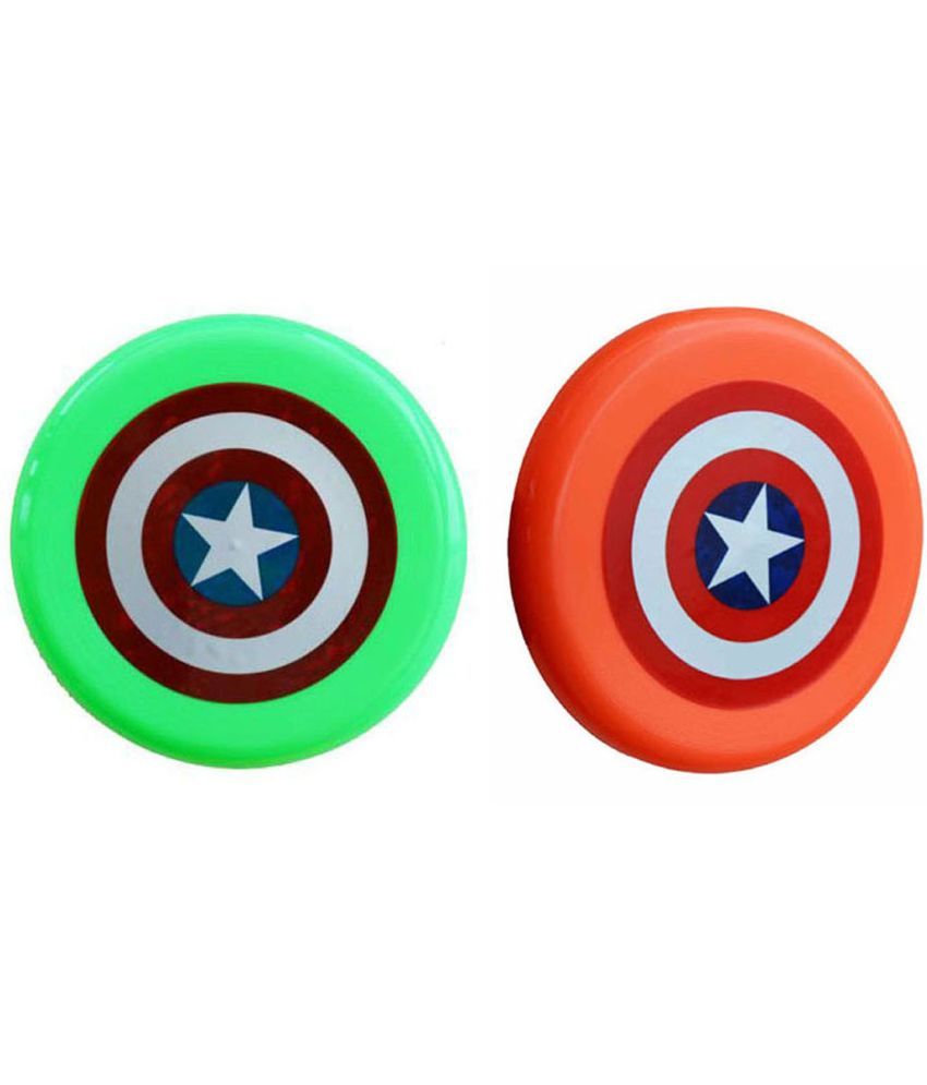     			EmmEmm Premium 2 Pcs Flying Disc Frisbee Ring for Throw Sports, Outdoor, Picnic Adventure Fun