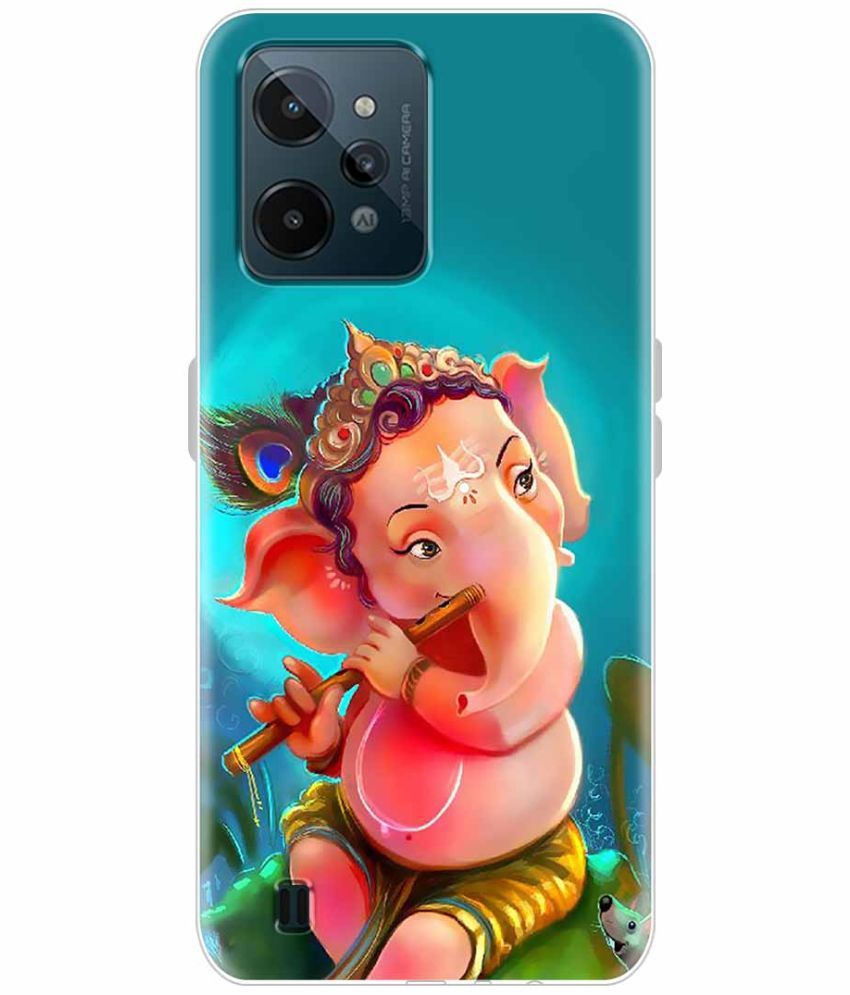     			Fashionury - Multicolor Printed Back Cover Silicon Compatible For Realme C31 ( Pack of 1 )