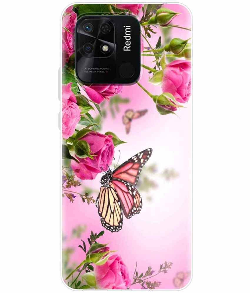     			Fashionury - Multicolor Printed Back Cover Silicon Compatible For Xiaomi Redmi 10 ( Pack of 1 )