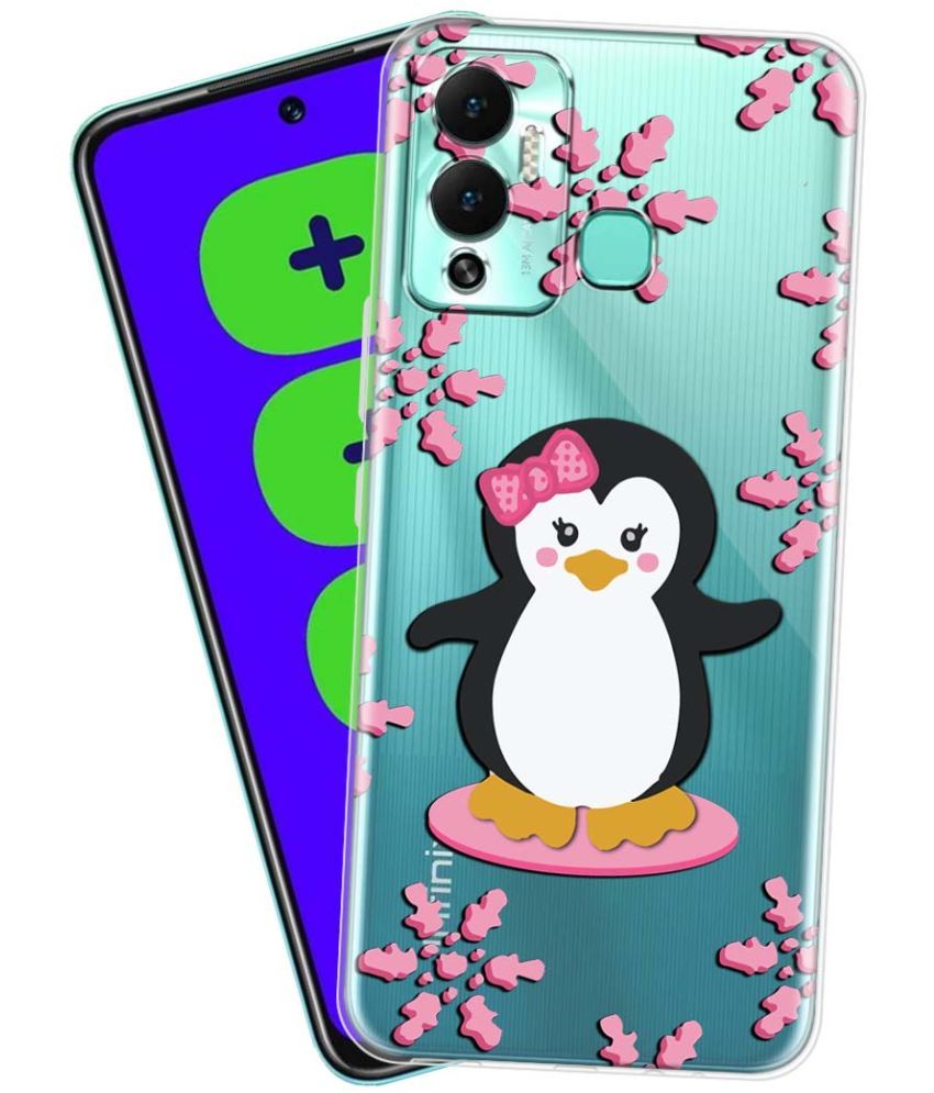     			Fashionury - Multicolor Printed Back Cover Silicon Compatible For Infinix Hot 12 Play ( Pack of 1 )