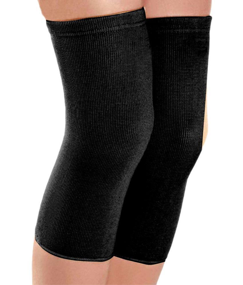     			NIGUN - Black Knee Support ( Pack of 1 )