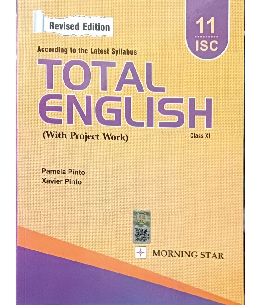     			ISC Total English for Class 11 - Examination 2023-24