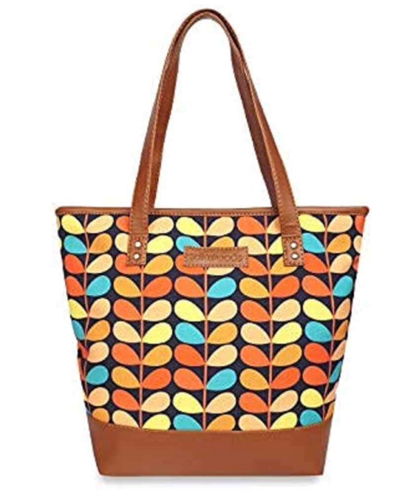     			Lychee Bags - Multicolor Canvas Tote Bag