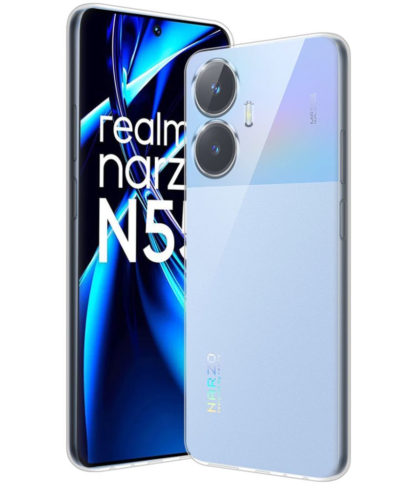     			NBOX - Plain Cases Compatible For Silicon Realme Narzo N55 ( Pack of 1 )