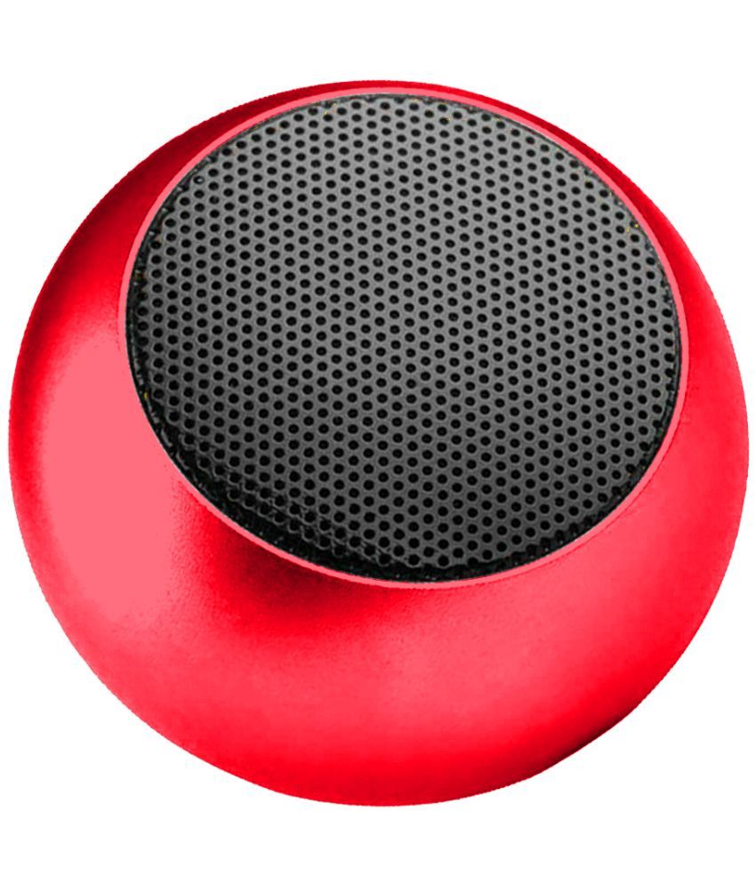     			Tecsox Mini Speaker 4 W Bluetooth Speaker Bluetooth v5.0 with 3D Bass Playback Time 3 hrs Red