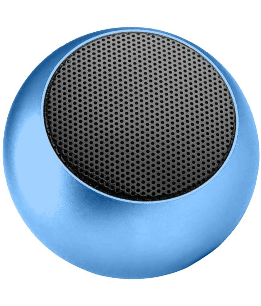     			Tecsox Mini Speaker 4 W Bluetooth Speaker Bluetooth v5.0 with 3D Bass Playback Time 3 hrs Blue