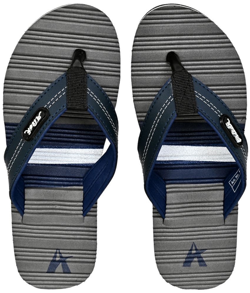     			Altek - Grey Men's Thong Flip Flop