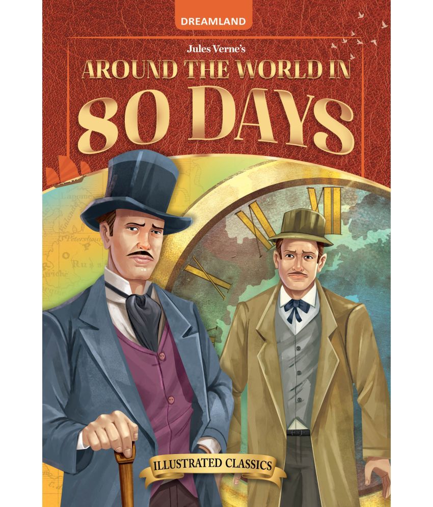     			Around the World in 80 Days- Illustrated Abridged Classics for Children with Practice Questions