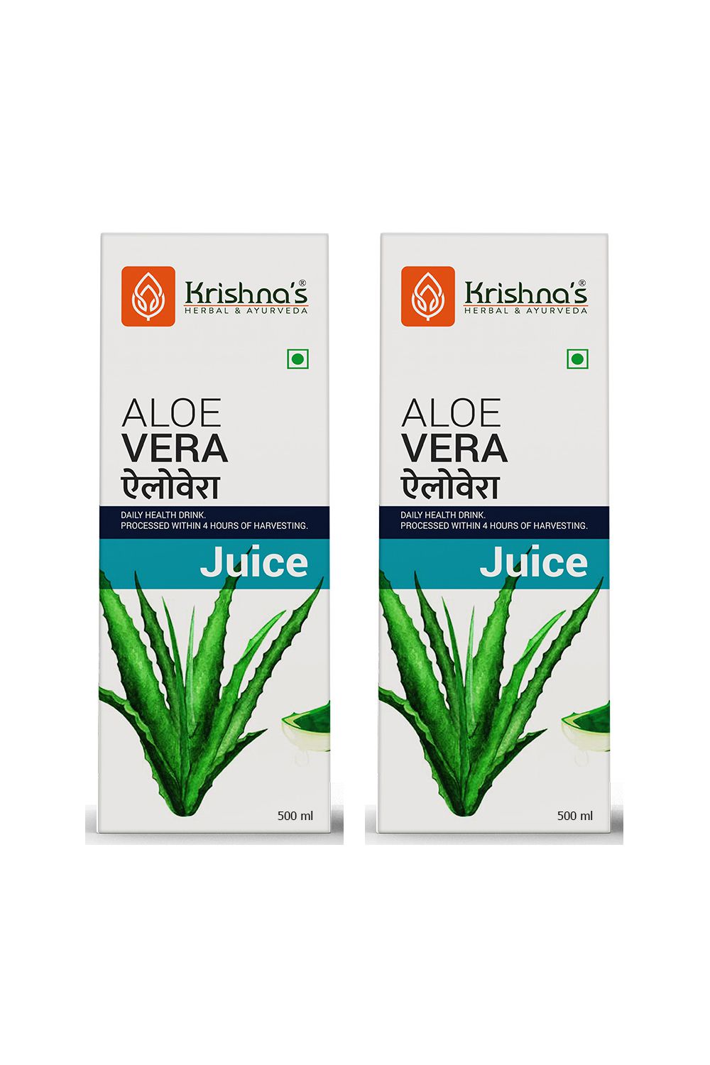     			Krishna's Herbal & Ayurveda Aloe Vera Juice 500ml ( Pack of 2 )