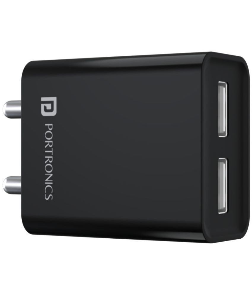     			Portronics - USB 2.4A Wall Charger