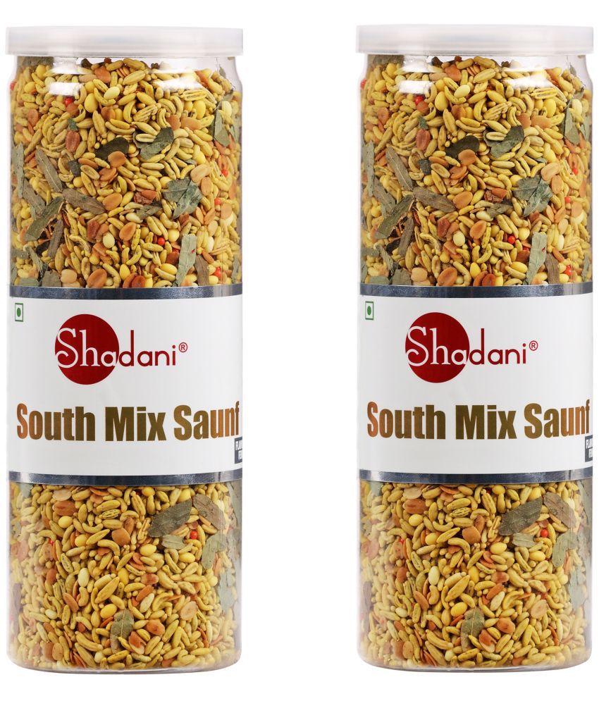     			Shadani South Mix Saunf Can 200g (Pack of 2)