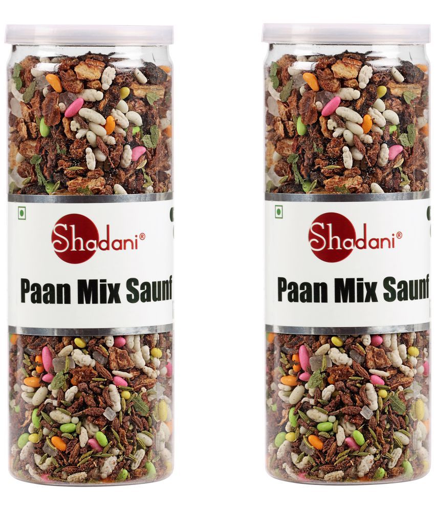     			Shadani Paan Mix Saunf Can 200g (Pack of 2)