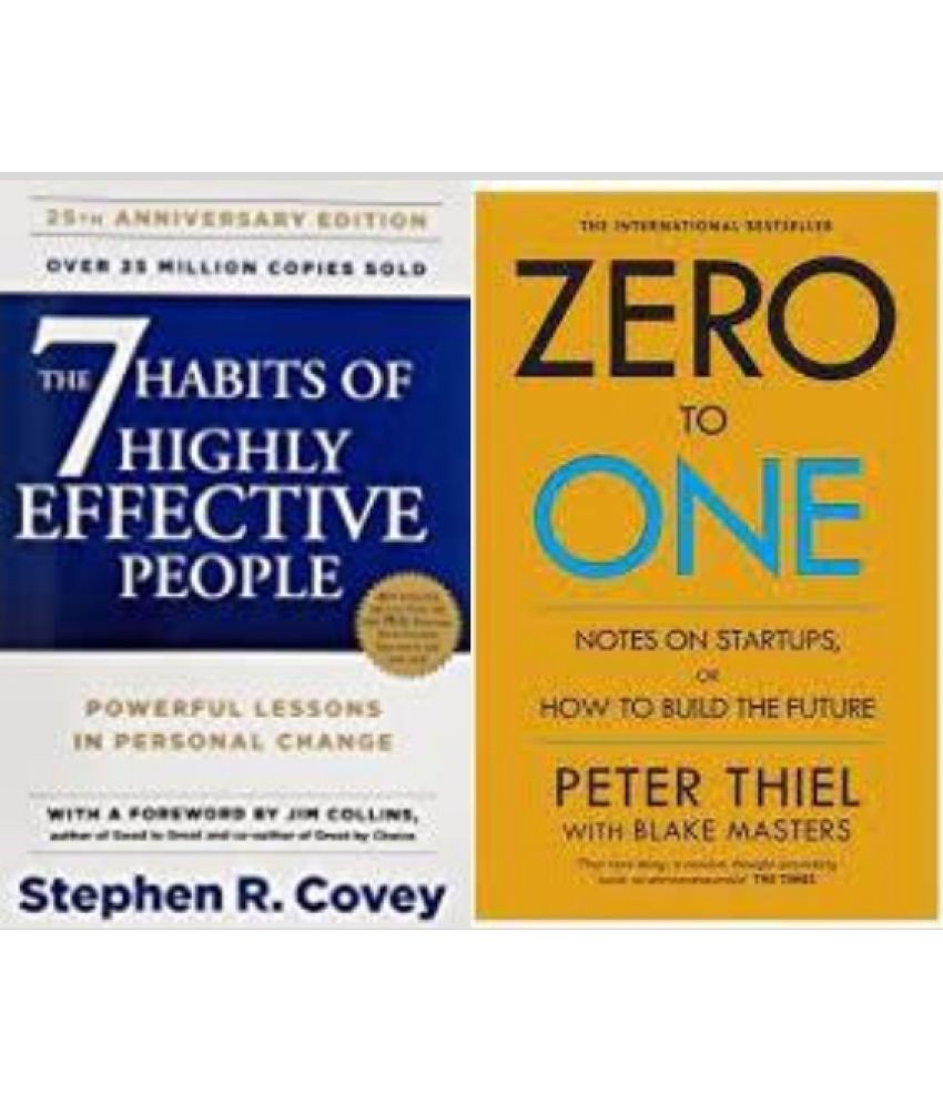     			Zero To One + 7 habits of highly effective people