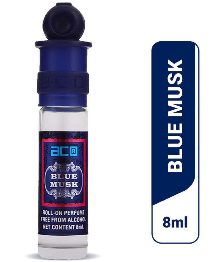     			aco perfumes BLUE MUSK  Concentrated  Attar Roll On 8ml