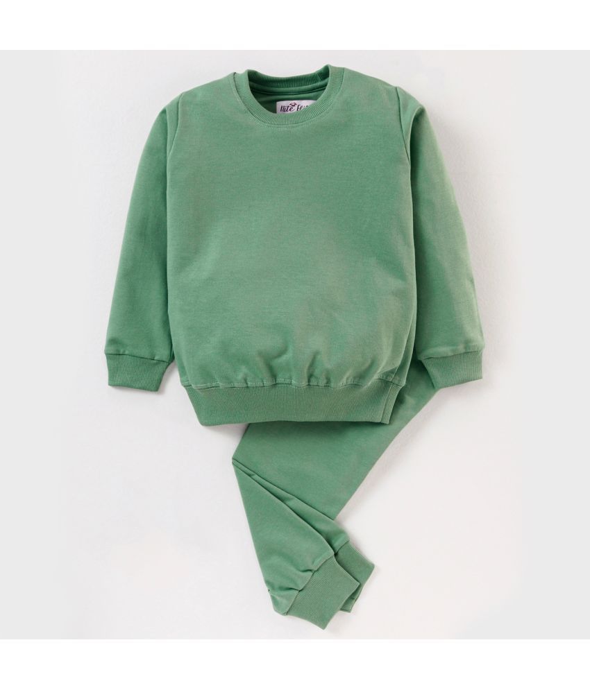     			Nite Flite - Green Cotton Girls Night Suit Set ( Pack of 2 )