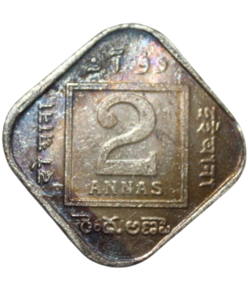     			PRIDE INDIA - 2 Annas (1934) George V British India Collectible Old and Rare 1 Coin Numismatic Coins