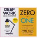 ( Combo Of 2 Pack ) Zero To One & Deep Work - Paperback , English , Book - By Thiel, Peter , Cal Newport