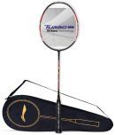 Li-Ning Turbo 99 Strung Carbon Fibre Badminton Racket With Free Full Cover, Black, Red