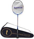 Li-Ning Turbo 99 Strung Carbon Fibre Badminton Racket With Free Full Cover (Blue / Black)