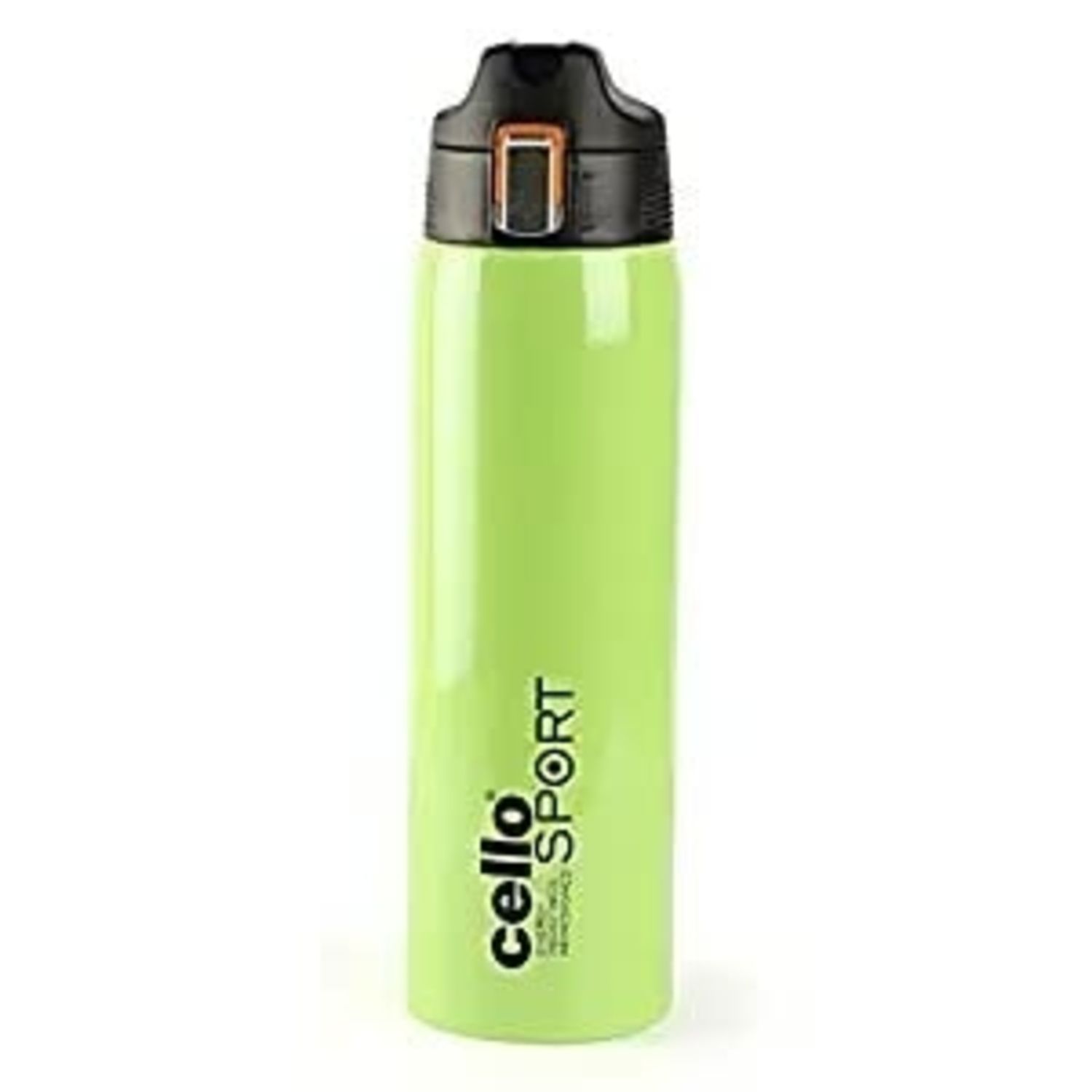     			Cello Skipper Stainless Steel Double Walled Hot and Cold Water Bottle, 750 ml, Green