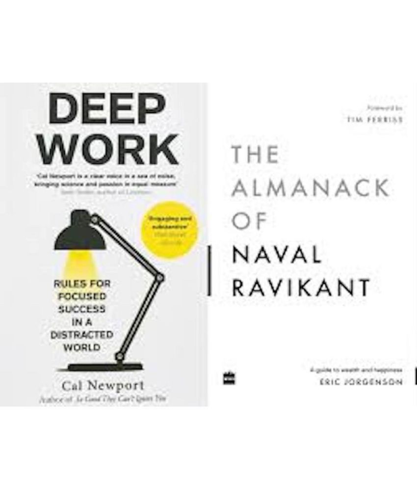     			Combo Set of 2 books (Deep Work + The Almanack Of Naval Ravikant)