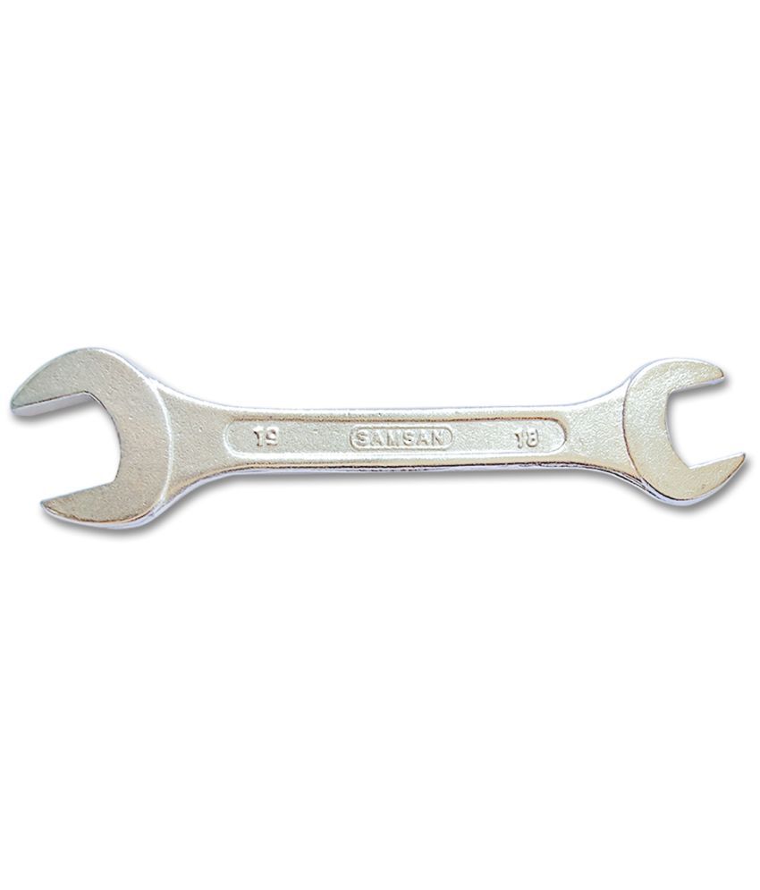     			Double Sided Open End Spanner-Matte Finish 18x19mm 1 Hand Tool