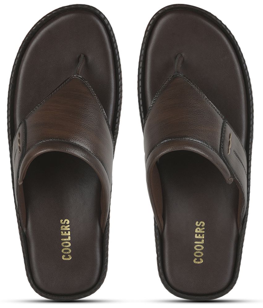     			Liberty - Brown Men's Leather Slipper