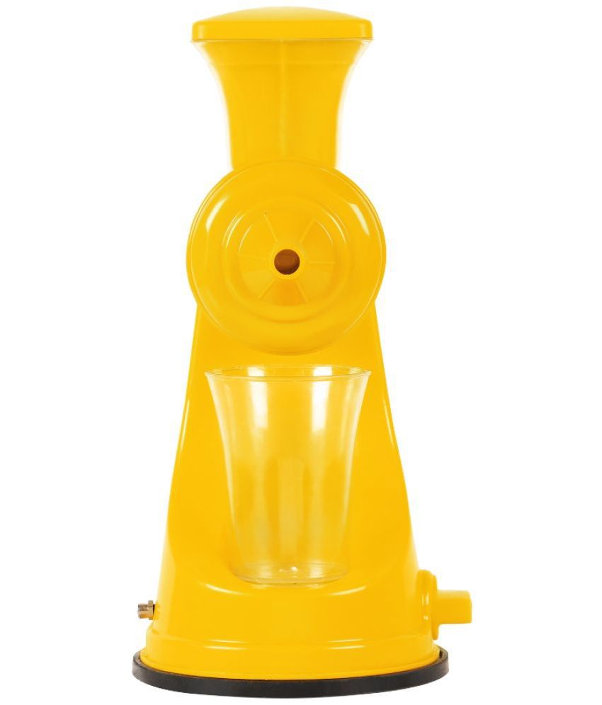     			Saule - Plastic Yellow Manual Juicer ( Pack of 1 )
