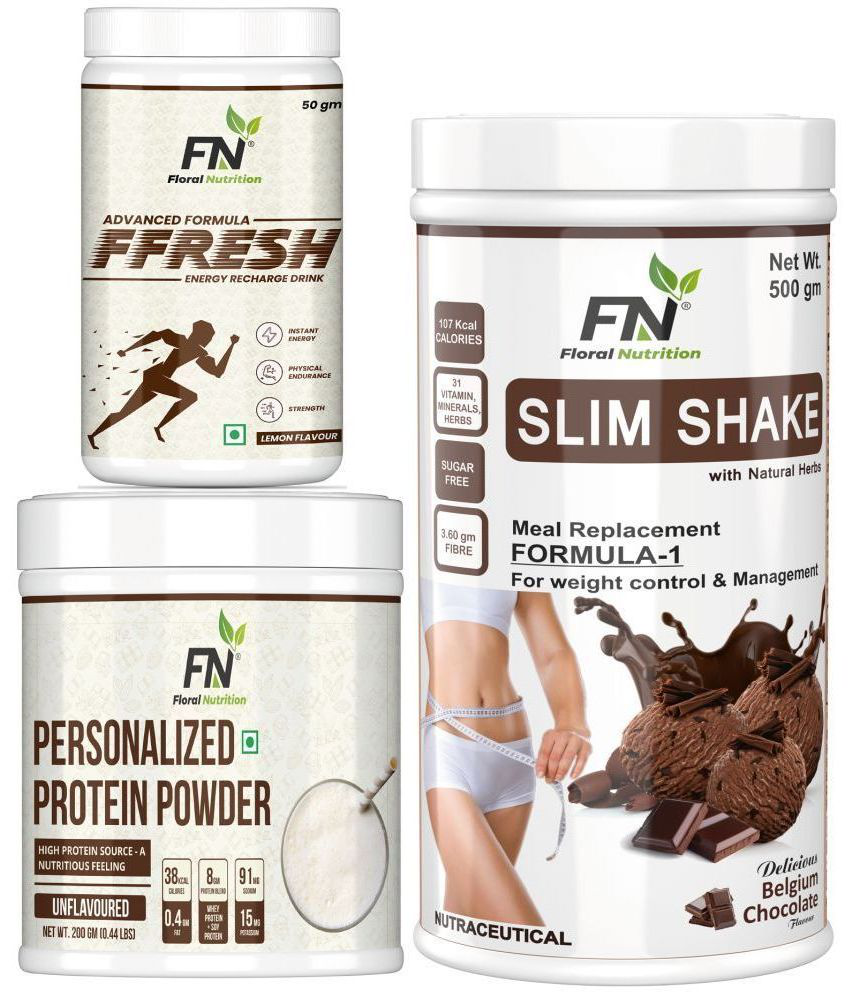     			Floral Nutrition Formula-1, FFresh Lemon & Personalized Protein Powder 750 gm Chocolate