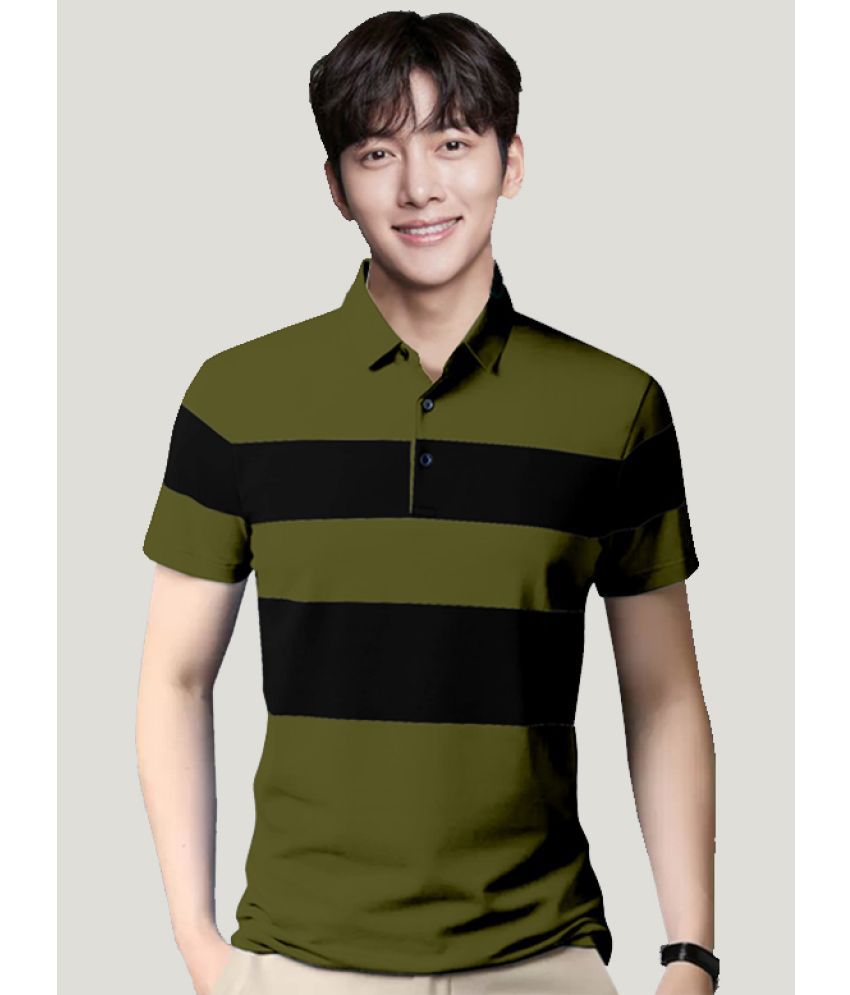     			GESPO - Green Cotton Blend Regular Fit Men's Polo T Shirt ( Pack of 1 )