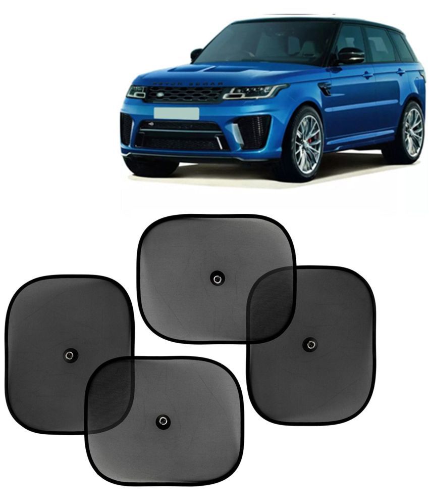    			Kingsway Car Curtain Sticky Sun Shade Universal Use for Land Rover Range Rover Sport, 2018 Onwards Model, Color : Black, Mesh, Pack of 4 Piece Car Sun Shades Blinds Cover