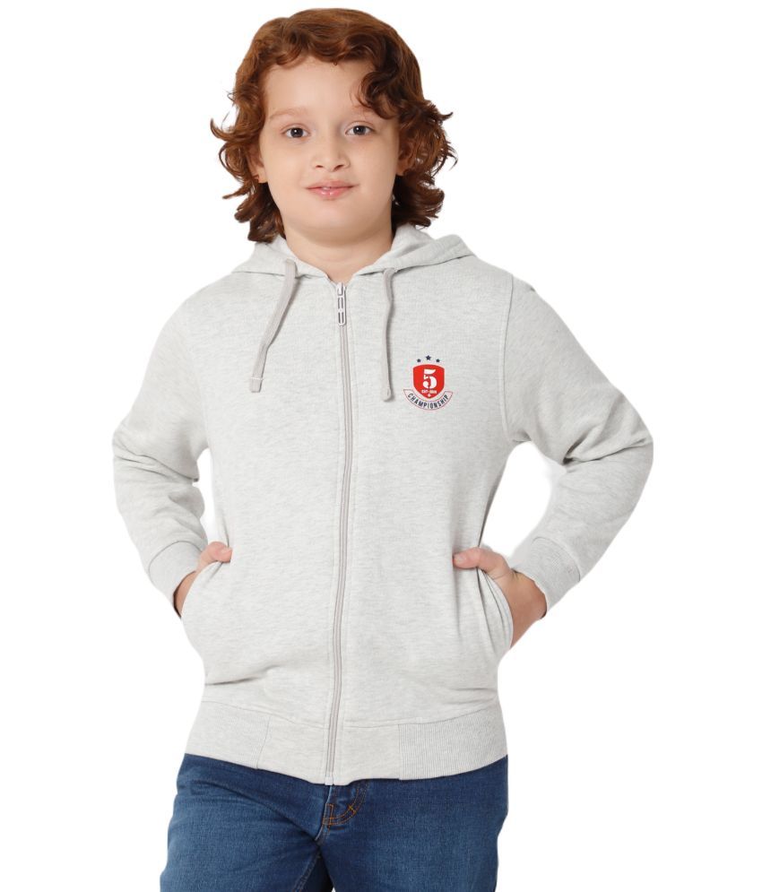     			Proteens Boys Cotton Casual Jacket ( Grey , Pack of 1 )