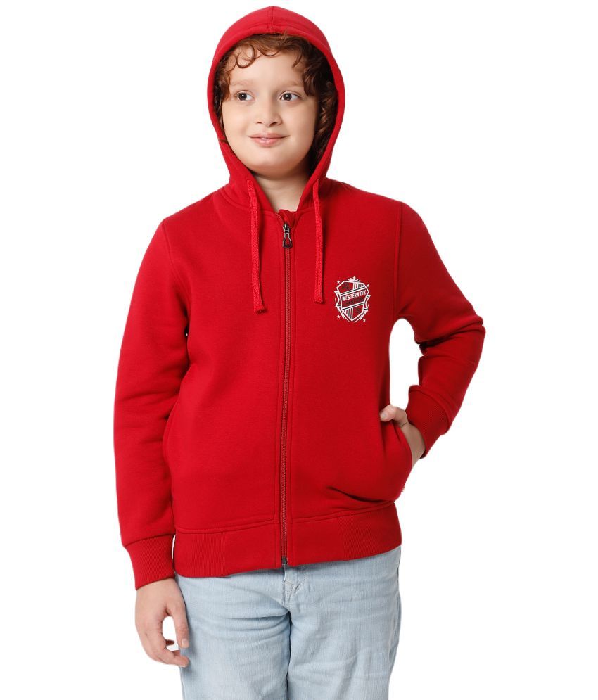     			Proteens Boys Cotton Casual Jacket ( Maroon , Pack of 1 )