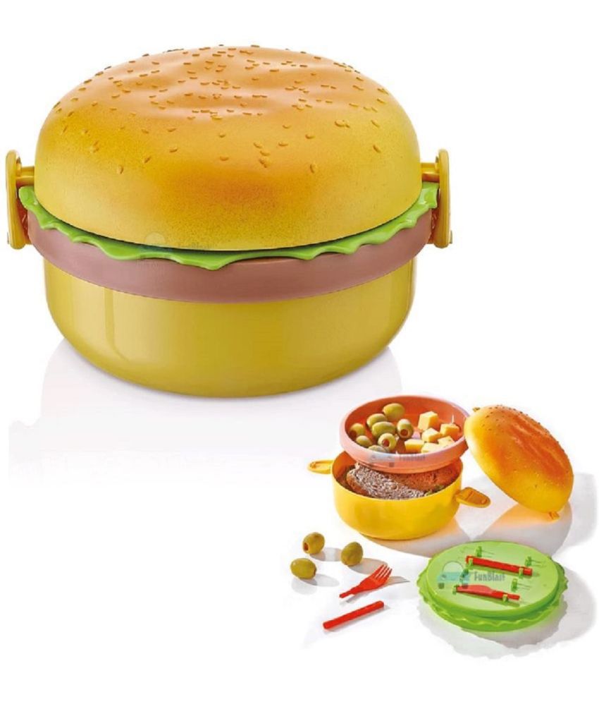     			chopwell - Plastic School Lunch Boxes 3 - Container ( Pack of 1 )