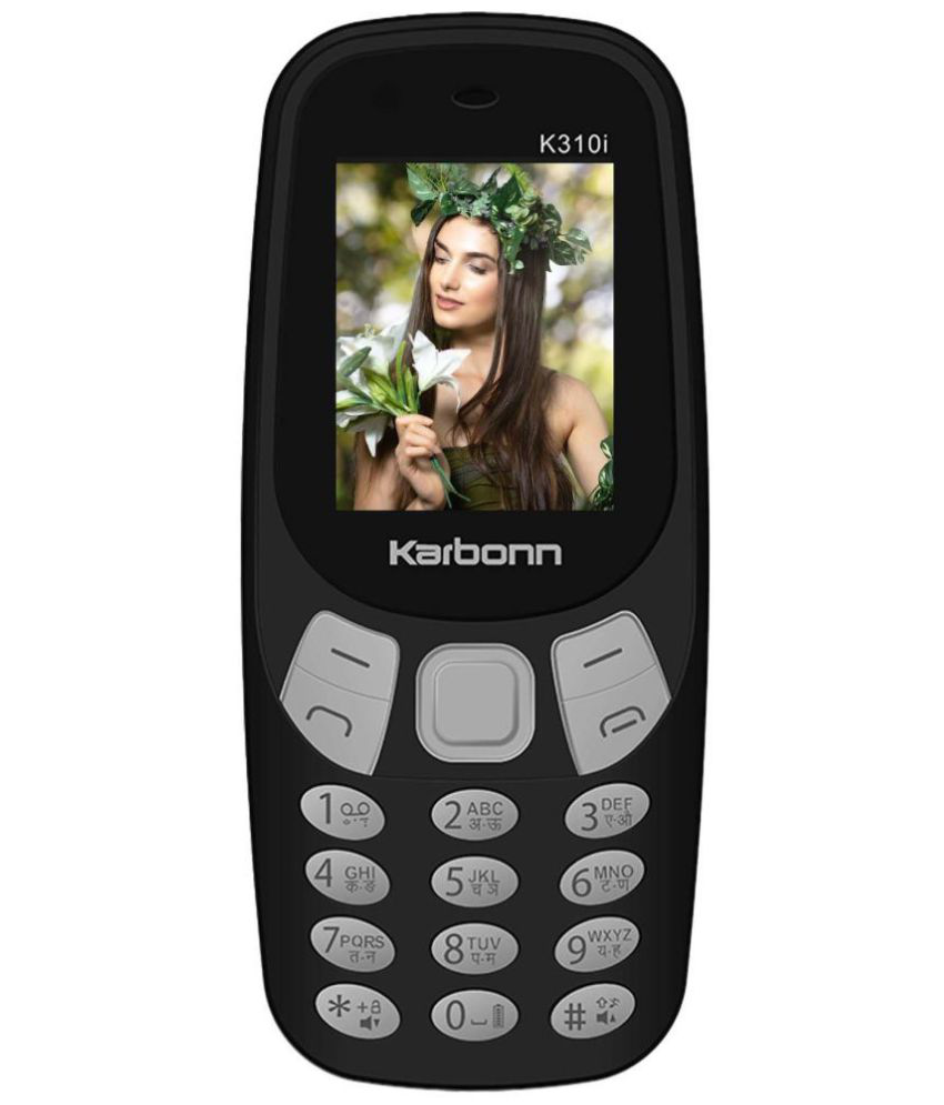     			Karbonn K310i Dual SIM Feature Phone Black