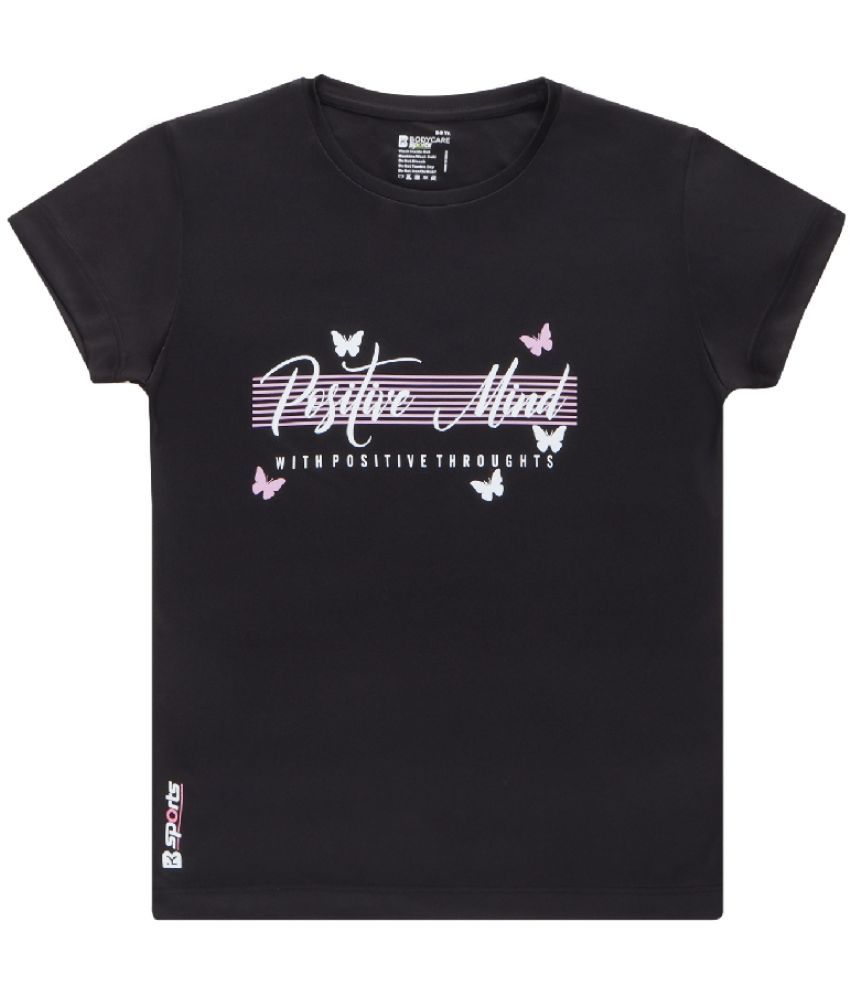     			Proteens - Black Cotton Flex Girls T-Shirt ( Pack of 1 )